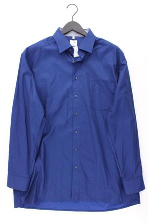 Olymp Langarmhemd Gr. Hemdgröße 43 blau