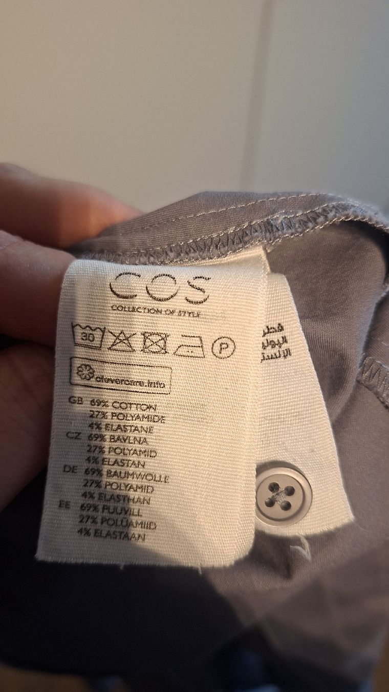 Cos Vestiti: Taubengraues Blusenkleid von COS – Usato da Oberengstringen venduto da Kimchimon 2