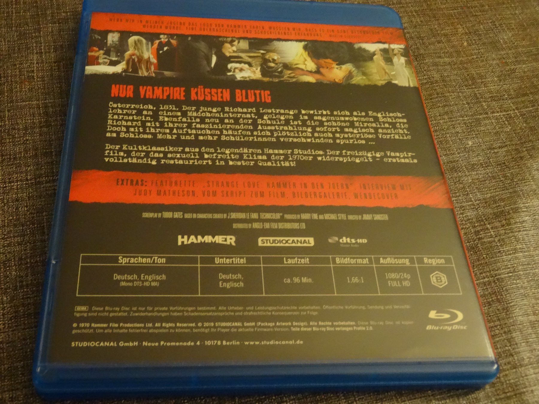 Alle DVDs: Blu-ray Lust for a Vampire – Gebraucht aus Olten von Disc-Verkauf 2