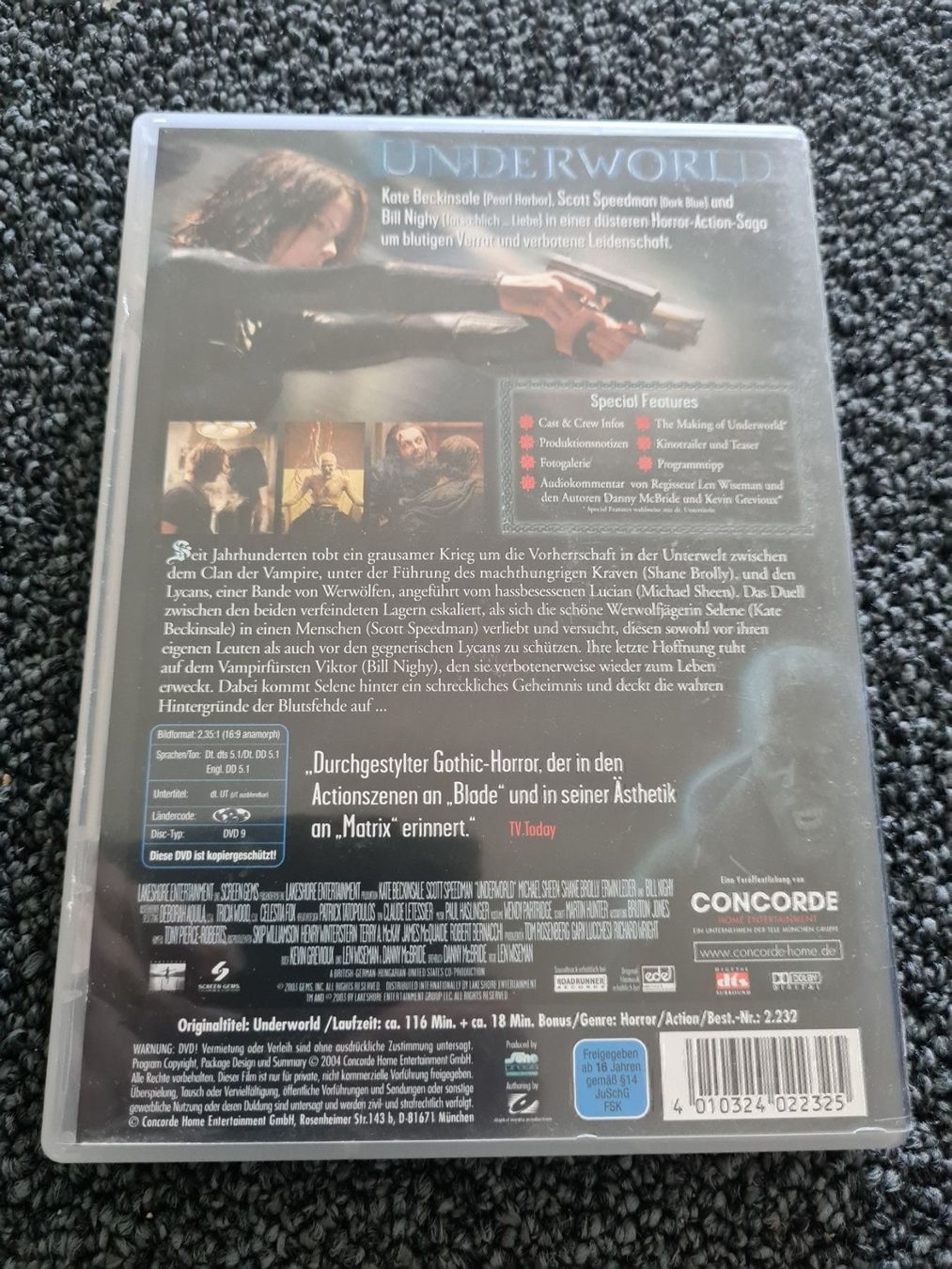 Tutti i DVDs: UNDERWORLD(8075) – Usato da Ruswil venduto da Ruck.Zuck. 1