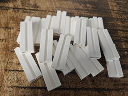 lego 88393 lot de 20 pièces White Brick, Modified 1 x 2 x 5