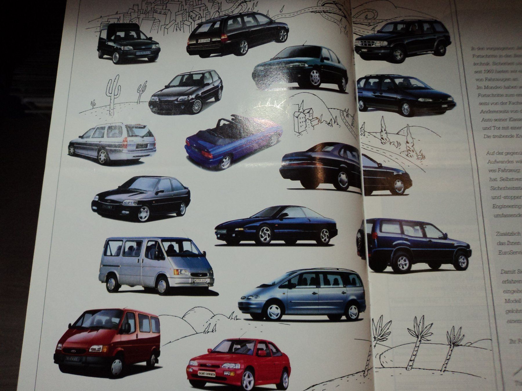 Ford Documenti: Prospekt Ford Jahresprogramm 1995 – Usato da Schwarzenburg venduto da modelCARama 3