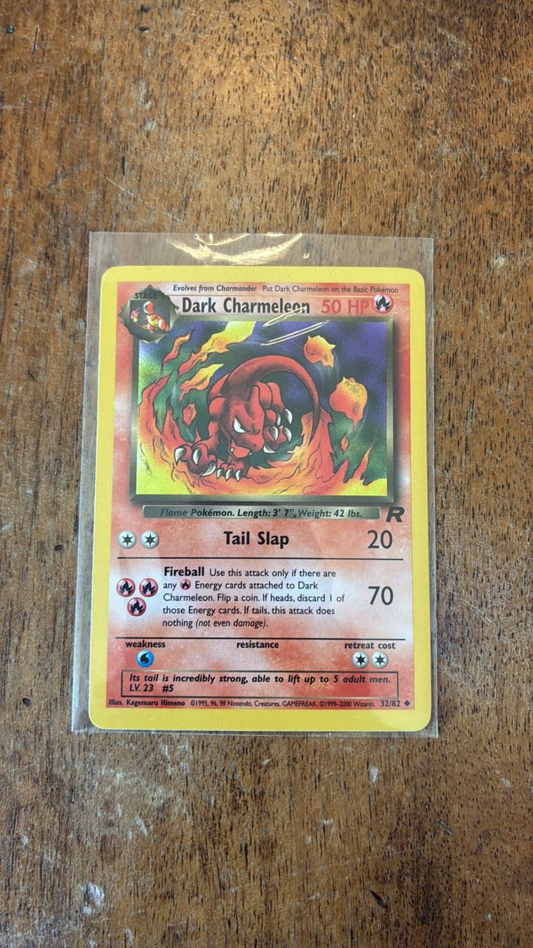 Pokémon Carte collezionabili: Dark Charmeleon 32/82  - ENG - EX-NM – Usato da Giubiasco venduto da eti_55yn