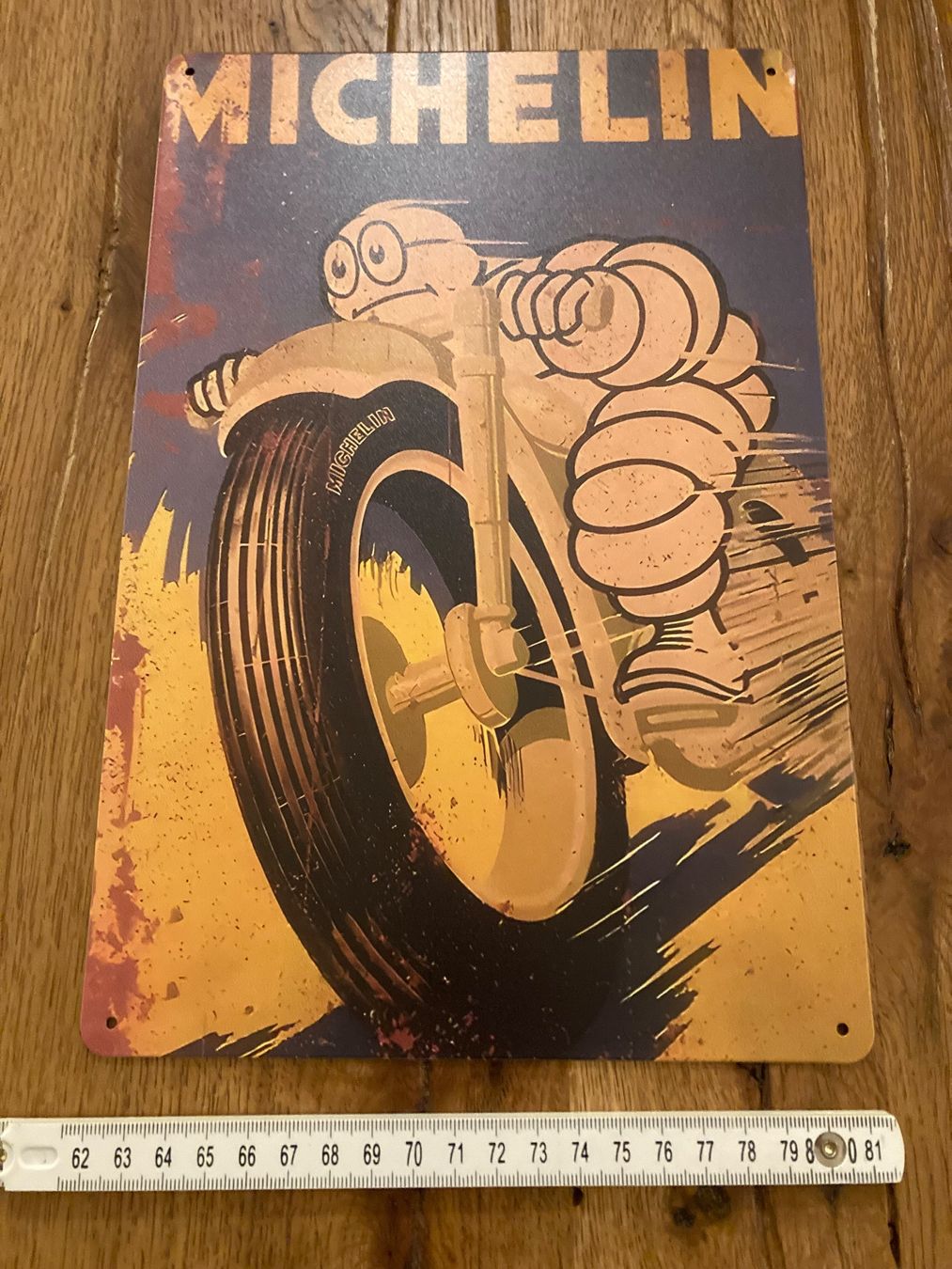 Automobili: Michellin Retro Schild / 20x30 CM / neu!!! – Nuovo e nell'imballaggio originale da Bremgarten AG venduto da Eurotiz 2