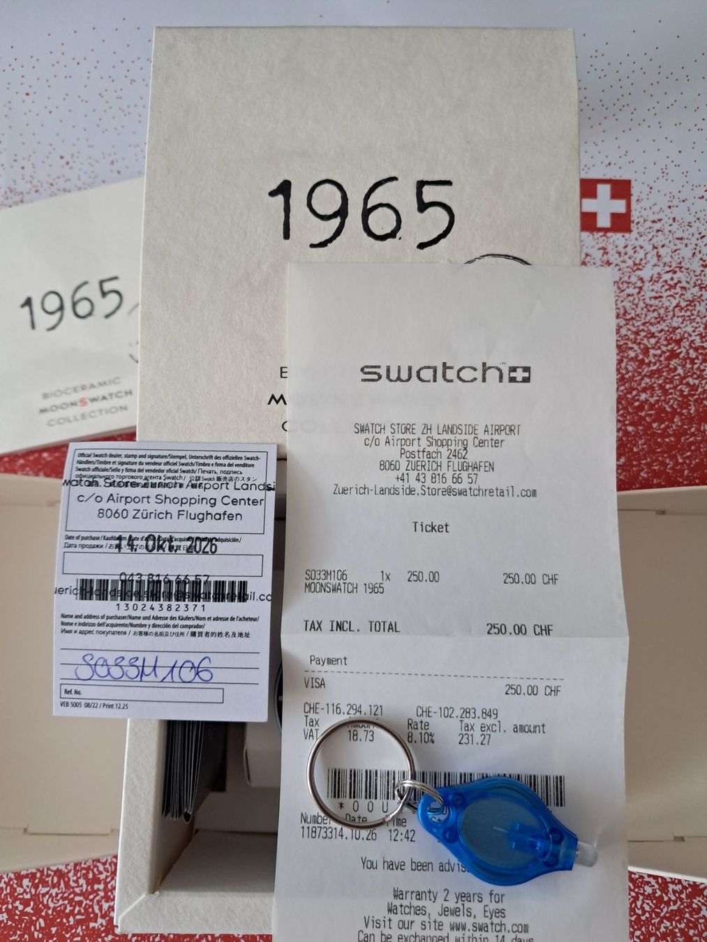 Swatch Orologi: Swatch x Omega Moonswatch 1965 – Nuovo e nell'imballaggio originale da Niederhasli venduto da zvb_fgn2 8