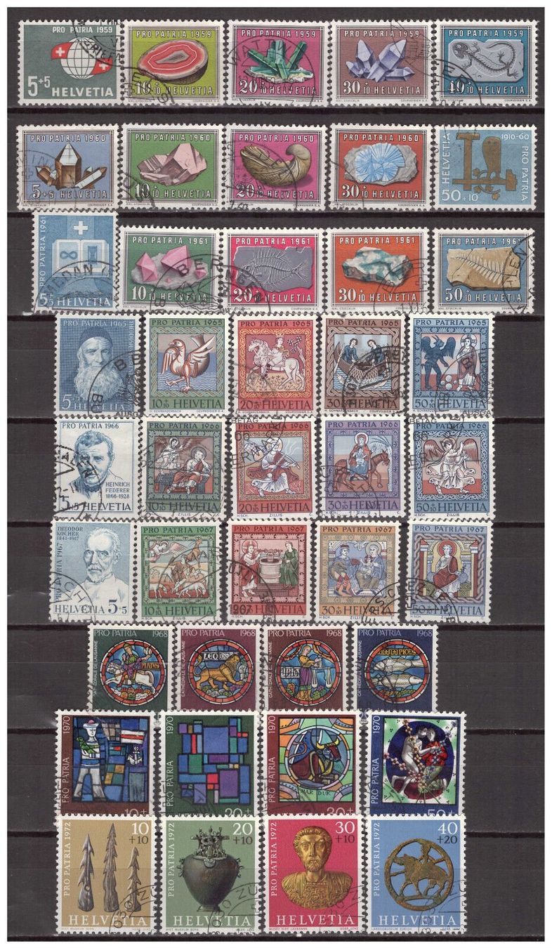 Tutti i francobolli: PP 1959 - 1972 gestempelt – Usato da Frauenfeld venduto da Interessent1