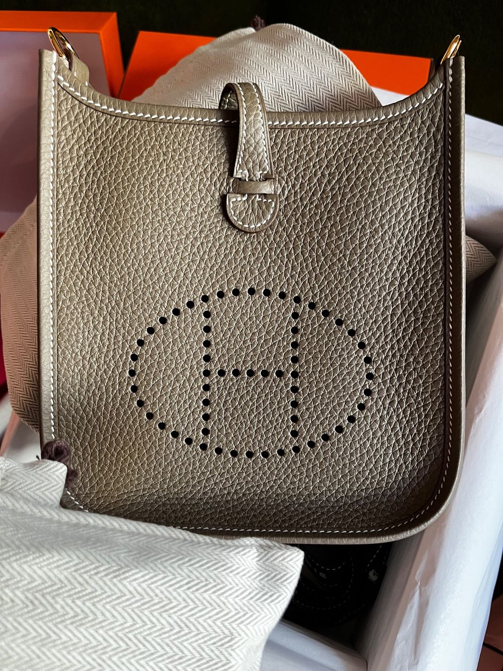 Hermès Borse da donna: Sac Hermès Evelyn TPM – Nuovo e nell'imballaggio originale da Plan-les-Ouates venduto da mbo_lr8w 1