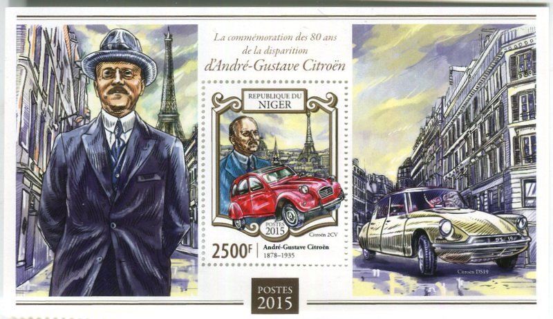 Tous les timbres: Block "Citroën". Niger – Neuf avec emballage d'origine à Basel par Butsch5
