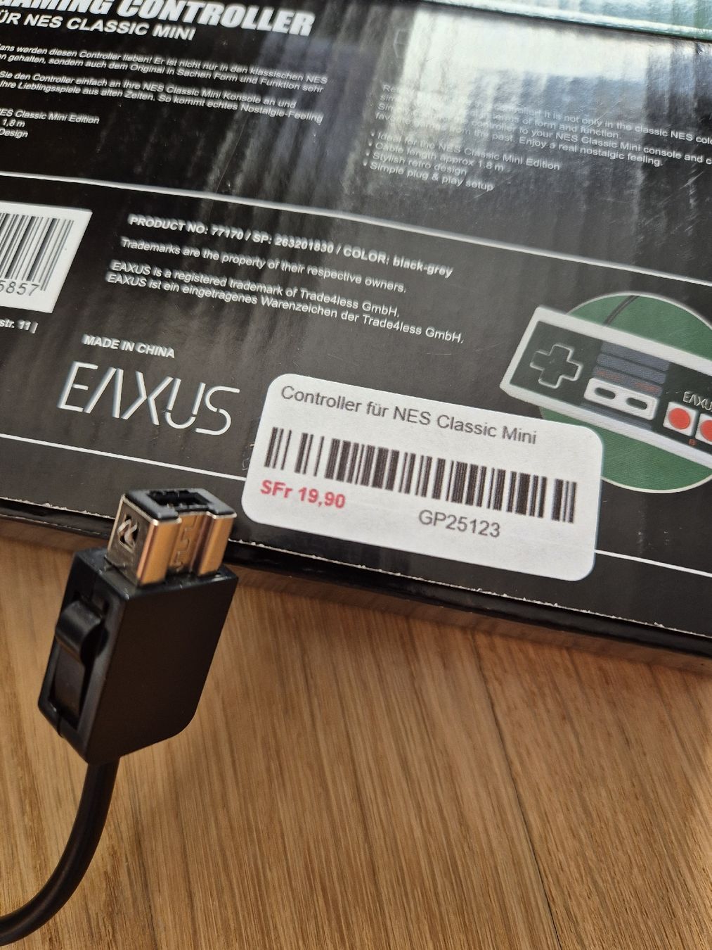 Controller: Eaxus Nes Controller – Neu und originalverpackt aus Fraubrunnen von randeem 1