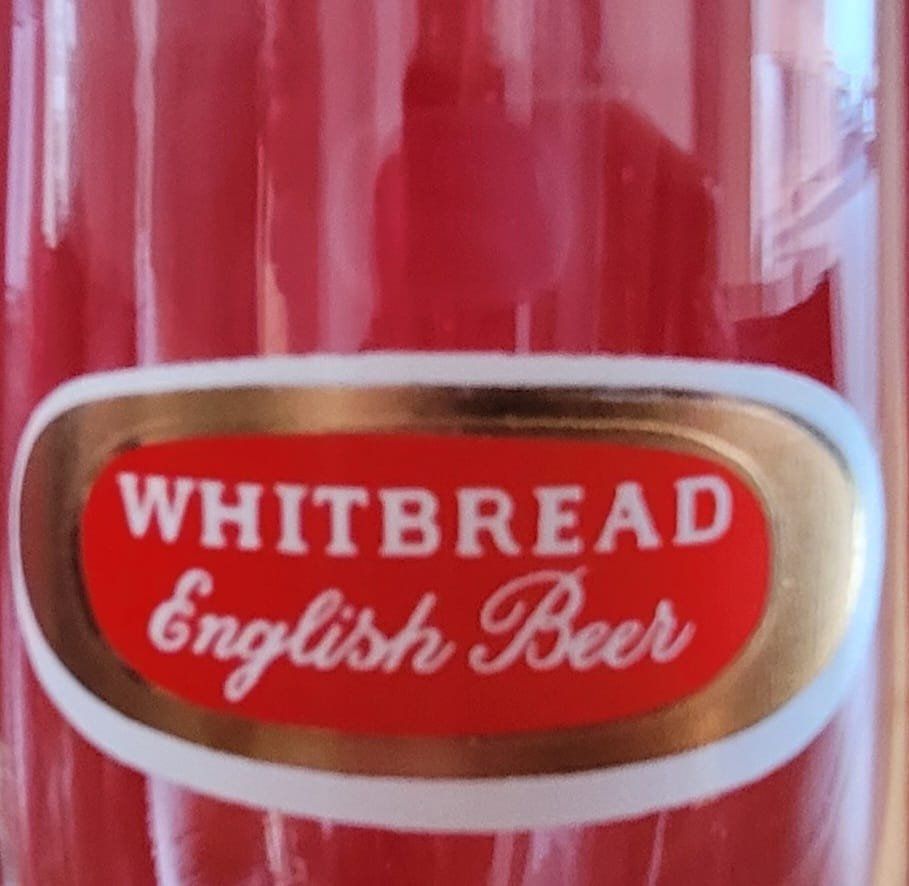 Bicchieri: 2 Biergläser "WHITBREAD English Beer" – Usato da Luzern venduto da ANG3 1