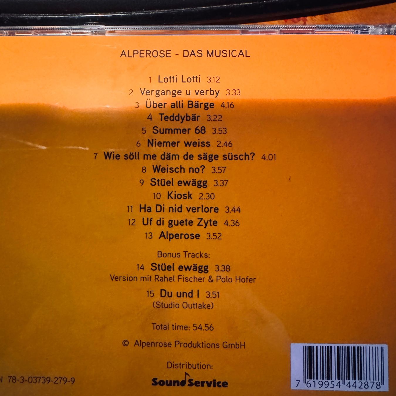 CD: CD Alperose - Das Musical – Usato da Merligen venduto da barratt 1