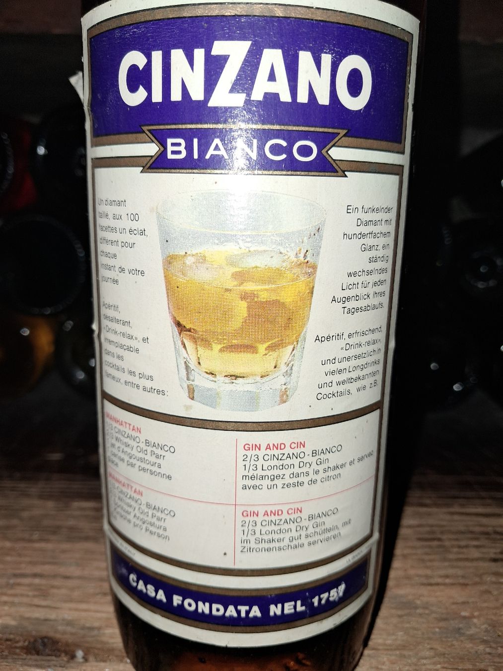 Spirituosen: Cinzano Bianco vermouth – Neu und originalverpackt aus Le locle von juliensaran 3