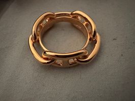 Hermes Tuch Ring ungetragen mit Box
