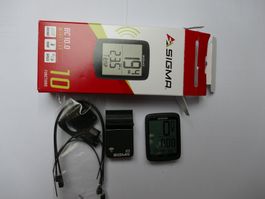Fahrradcomputer Sigma BC 10.0 Wireless mit Zubehör neu