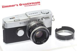 Olympus Pen FT, Zuiko 38mm 1.8 + Zubehör, Halbformat 18/24mm