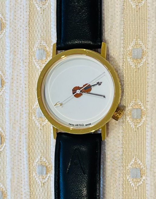 Orologi: Armbanduhr mit Violine-Zeiger – Nuovo (secondo la descrizione) da Bözberg venduto da JRose19 3