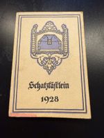Antiker Schatzkästlein Kalender 1928, Rarität für Sammler
