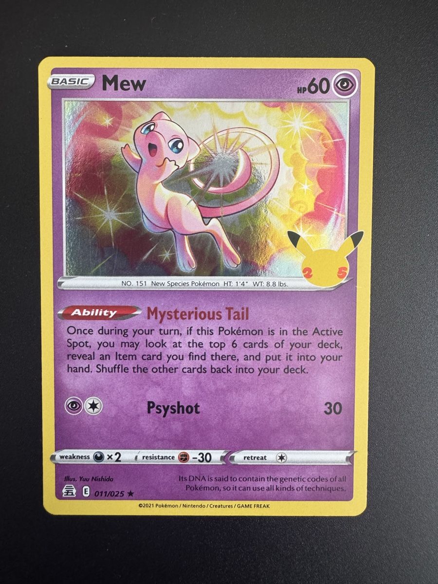Pokémon Carte collezionabili: Mew - celebrations - 011/025 - ENG – Usato da Bigorio venduto da Nicolle_poke