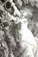 Zinkätzung JUGENDSTIL / ROMANTIKER, 1880