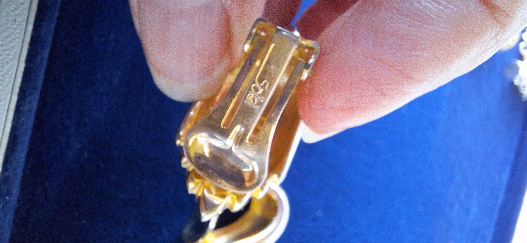 Orecchini pendenti & Orecchini a lobo: Boucles d'oreilles clip Soleil doré – Usato da St-Triphon venduto da Jldr0 3