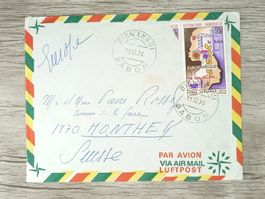 TR05 Enveloppe + Timbre Gabon 1970