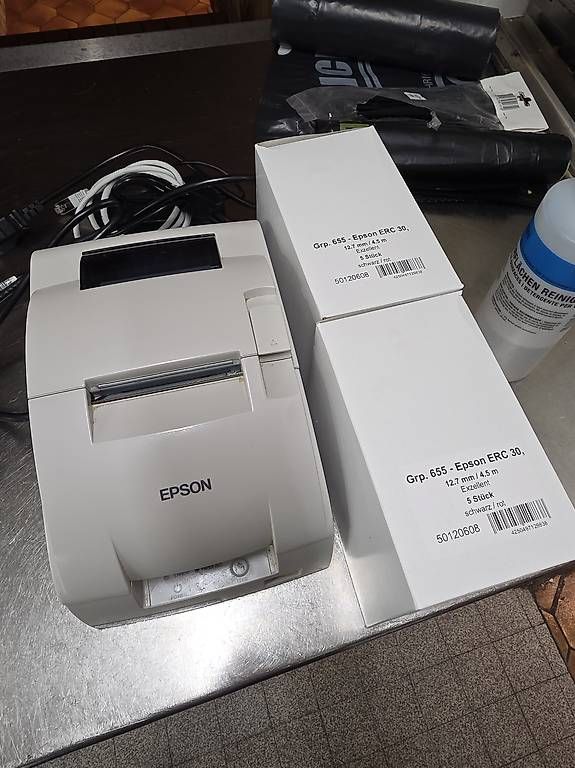 Stampanti: Küchendrucker EPSON mit 8 Farbbändern Hitzestabil – Usato da Selzach venduto da Grievas