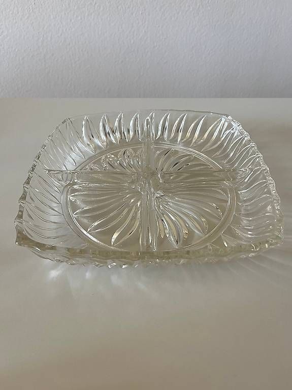 Piatti di portata: Vintage Snackschale / Aperoschale Kristallglas – Usato da Bern venduto da TraLala8