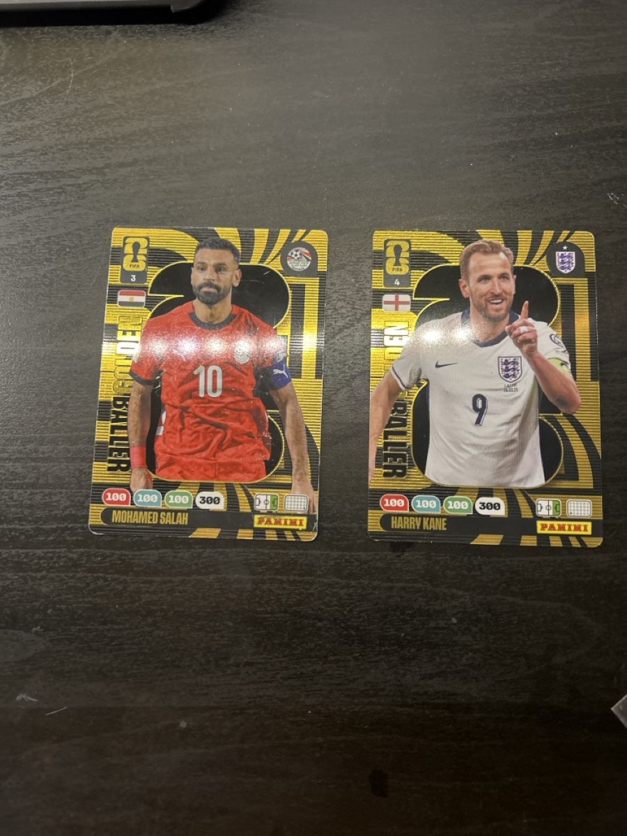 Panini Carte collezionabili: Kane und Salah Gold Orginal  – Nuovo (secondo la descrizione) da Samstagern venduto da mini22