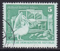DDR: MiNr. 1842 II (Alfred-Behm-Haus, Type  II) gestempelt