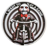 I WANT TO PLAY A GAME  - Blechschild  (neu/OVP)