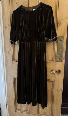 TOAST Kleid Samtkleid
