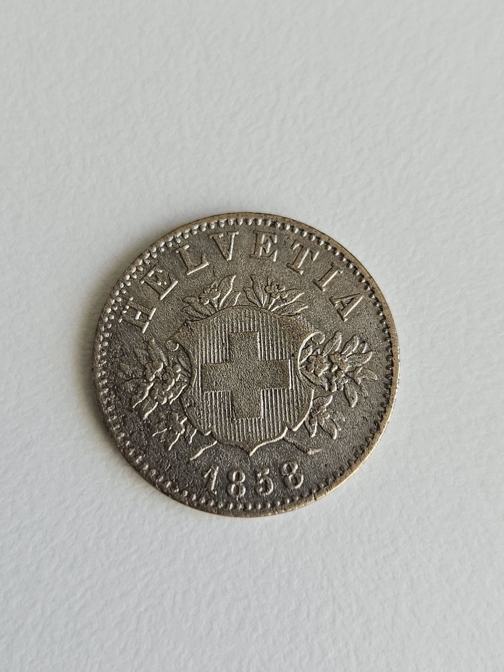 Toutes les monnaies: 20 Rappen 1858 – D'occasion à Pfäffikon ZH par Mrt.