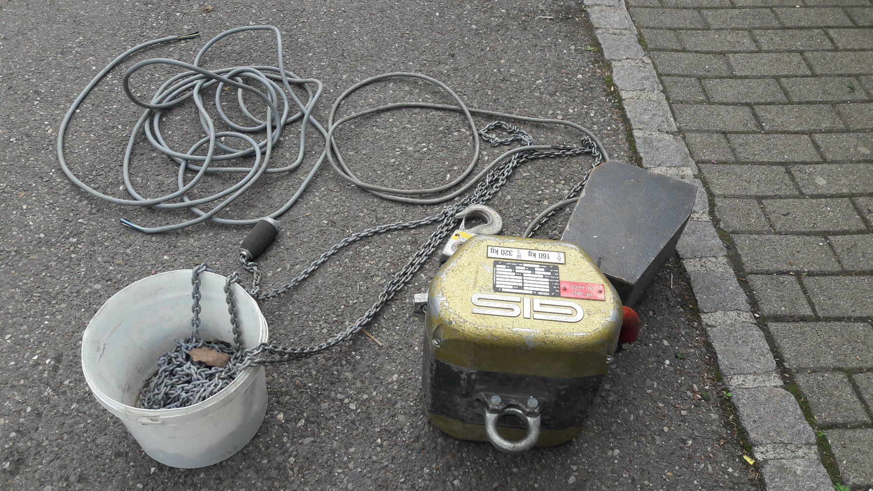 Paranco multiuso: GIS  320 kg 400 V – Usato da Laufen venduto da Mann455 6