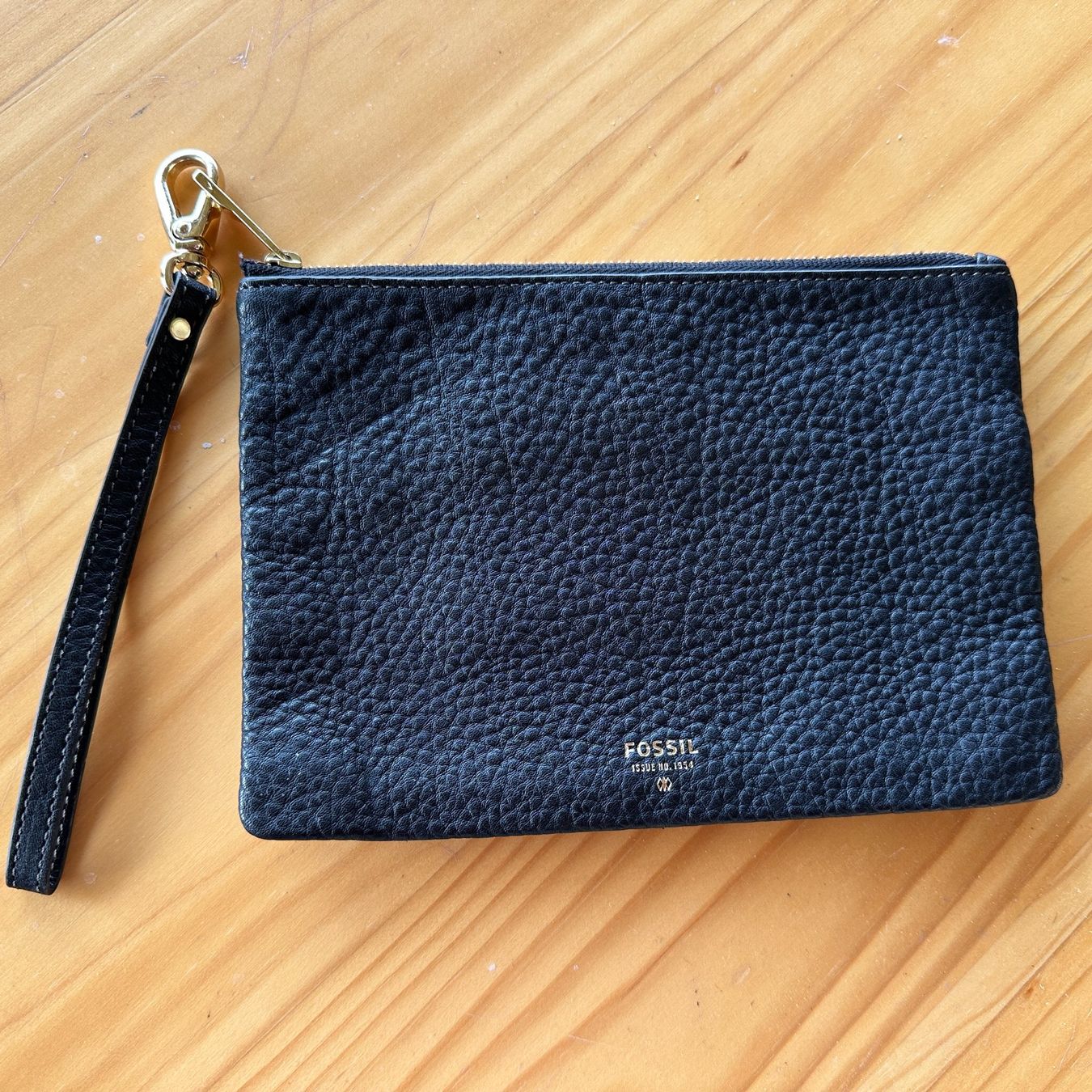 Fossil Borse da donna: FOSSIL Clutch klein schwarz Leder - NEU! – Usato da Tägertschi venduto da TheChange