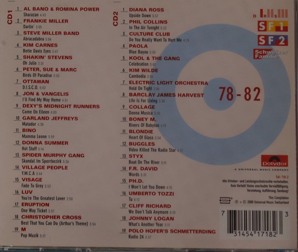 CD: 1uf  dem Plattenteller-78 bis 82 – Usato da Luzern venduto da CONTENTI 2