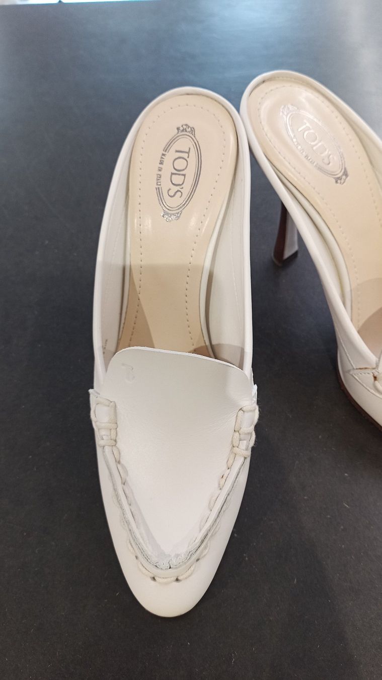 Tod'S Damenschuhe: Tod's hoher Pumps, cremefarben, Grösse 37.5 – Gebraucht aus Altishausen von Tschipfo 1