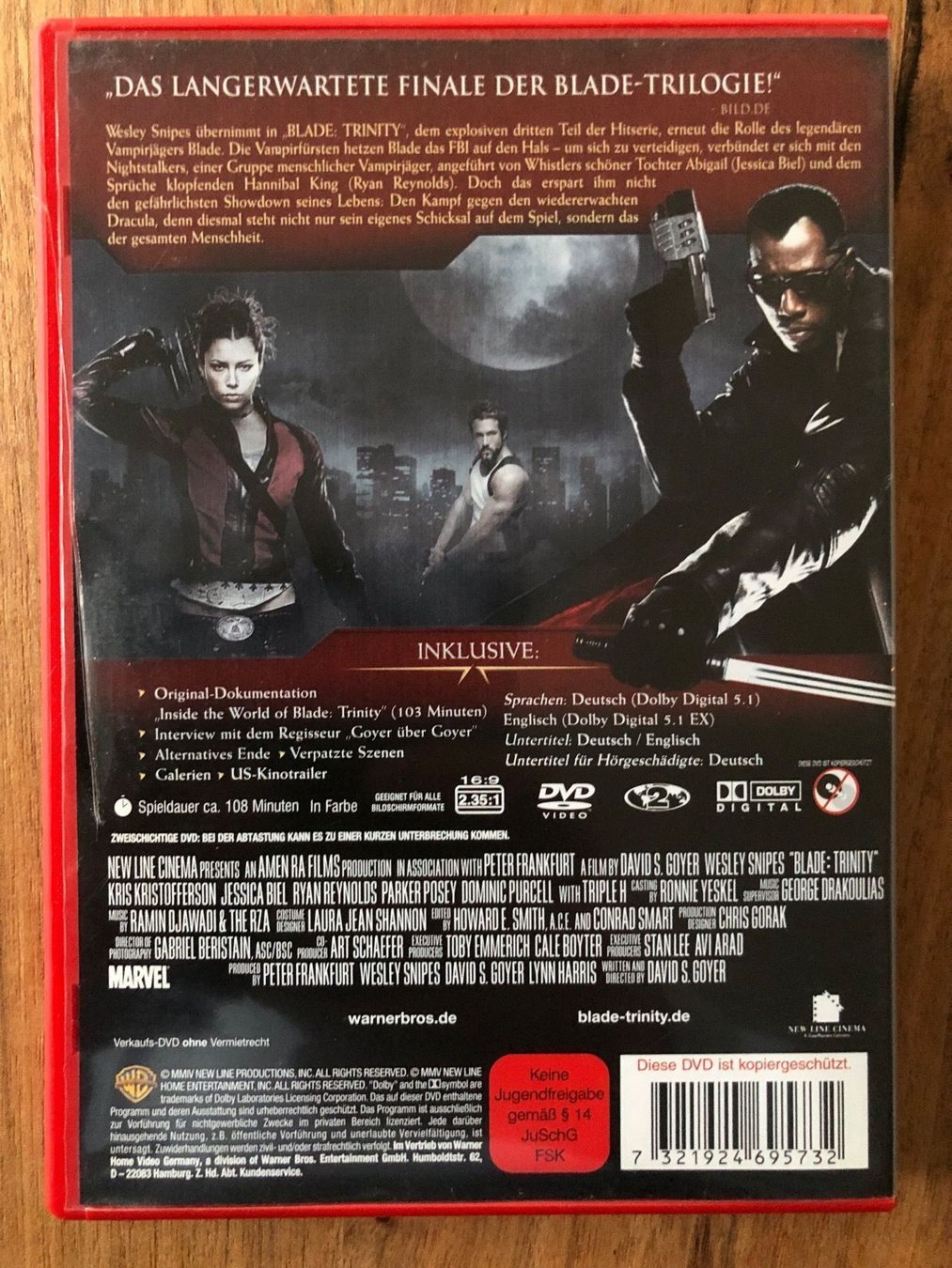 Alle DVDs: DVD Blade Trinity – Gebraucht aus Belp von brb66 1