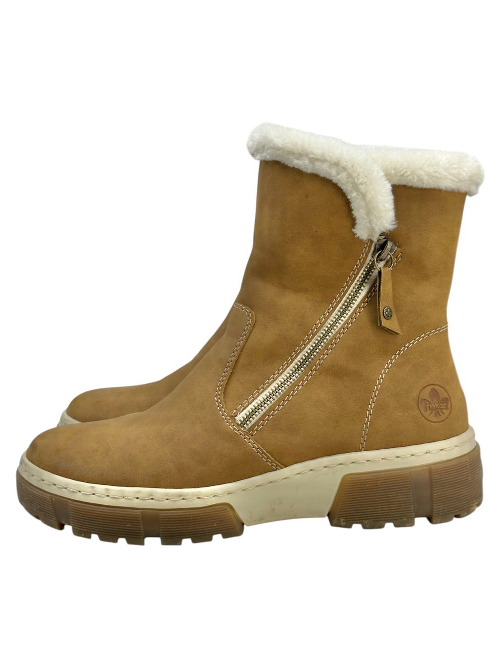 Scarpe da donna: Bottines fourrées RIKER cuir daim marron. Pointure 40 – Usato da Cossonay-Ville venduto da PatineDuTemps 5
