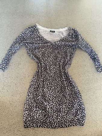 Robe imprimé léopard BLANCO TRICOT taille M bon état