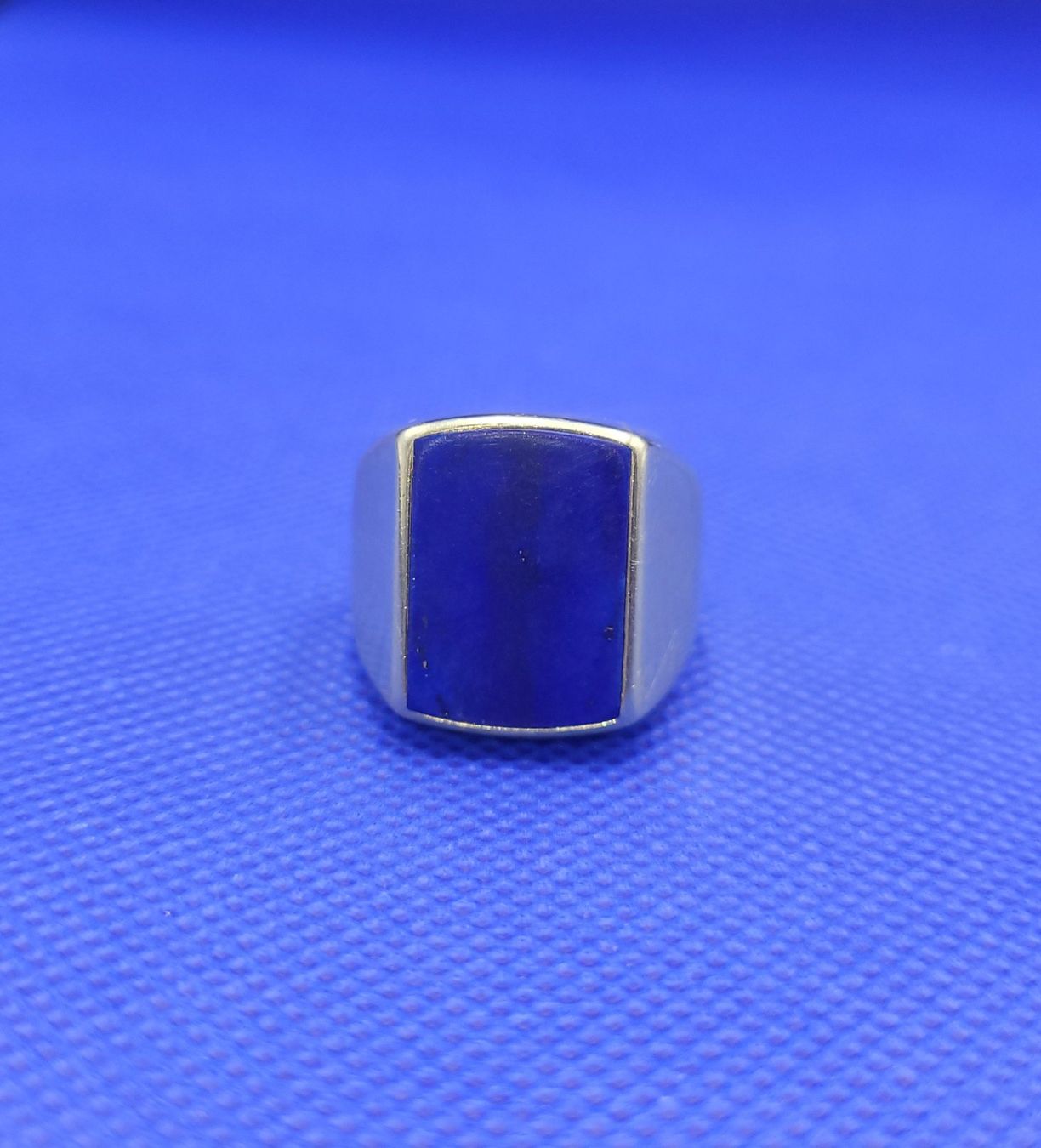 Anelli: Gold 585 Massiv Ring Mit Lapislazuli – Usato da Wald ZH venduto da Aniade 6