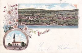 AK Zollikon ZH (nach Embrach ZH) 1901
