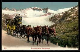 AK Schweizerische Gebirgspost