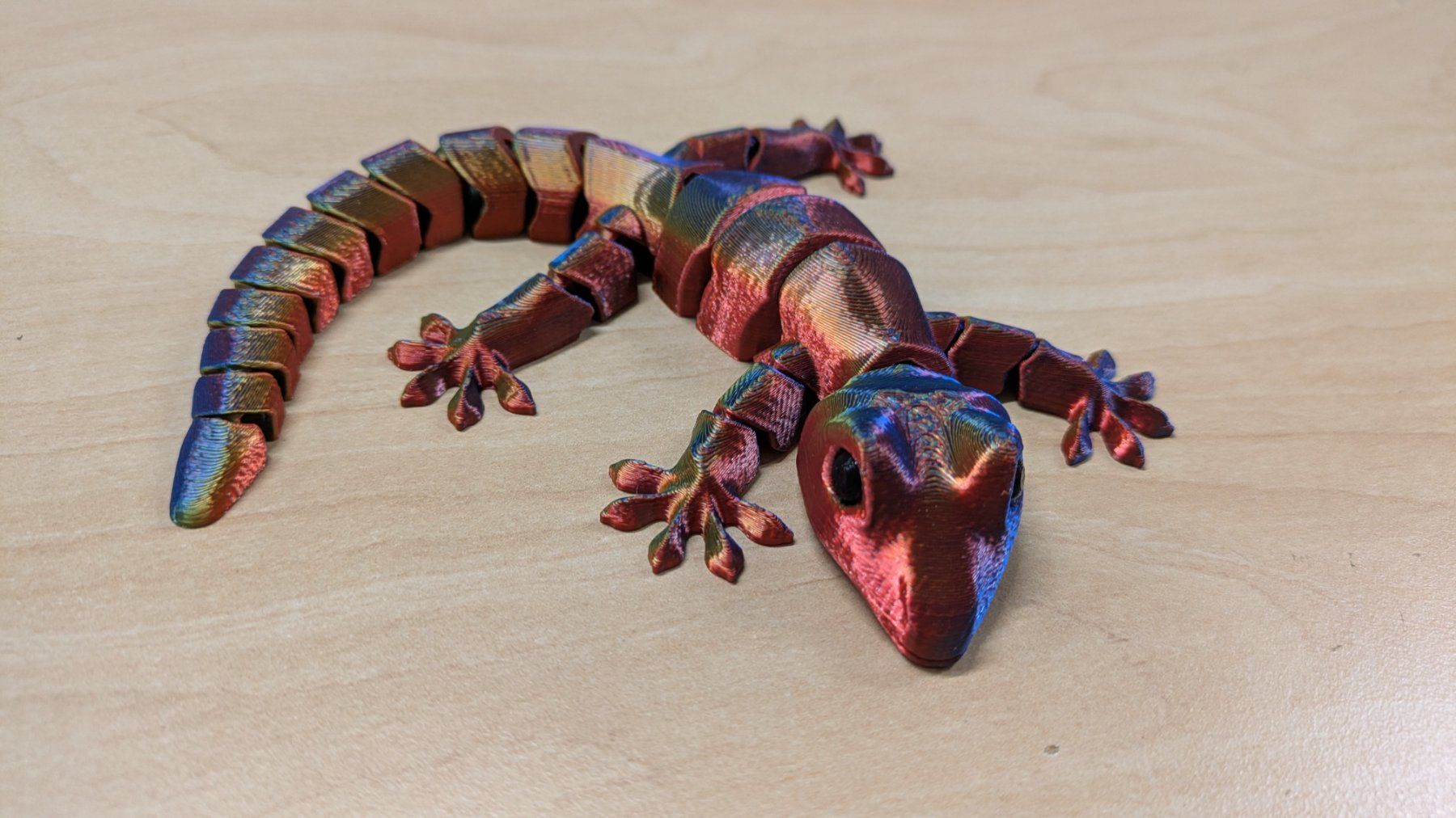 Tutte le decorazioni: Beweglicher Gecko - Rainbow Optik – Nuovo (secondo la descrizione) da Staufen venduto da El3D 1