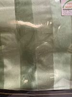 Ausverkauf Satin Fixleintuch 160/200cm Hellgrün Gestreift