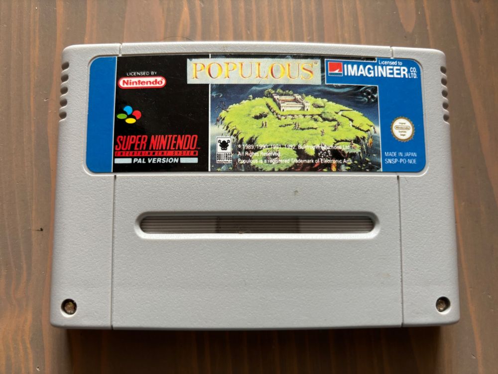 Populous [Super Nintendo] - cart/module - ab 1.- | Kaufen auf Ricardo