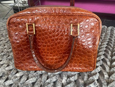 Luxus-Vintage Santandrea Handtasche –Edles Kroko-Design