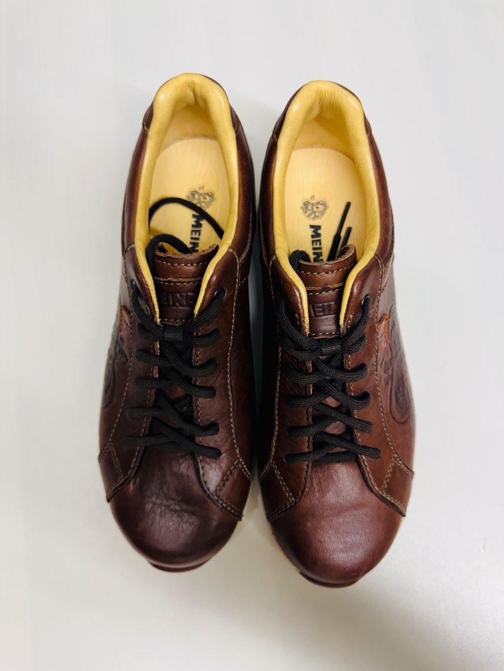 Meindl Scarpe da donna: Meindl Chaussures Cuir Marron, Taille 37,5 – Nuovo e nell'imballaggio originale da Brügg BE venduto da Goob 1