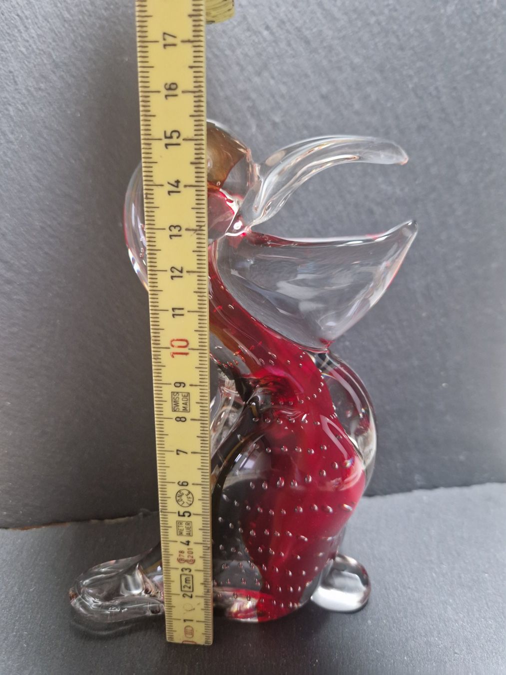 Murano Statuette: Murano Glas Figur Pelikan – Usato da Winterthur venduto da Sadega 7