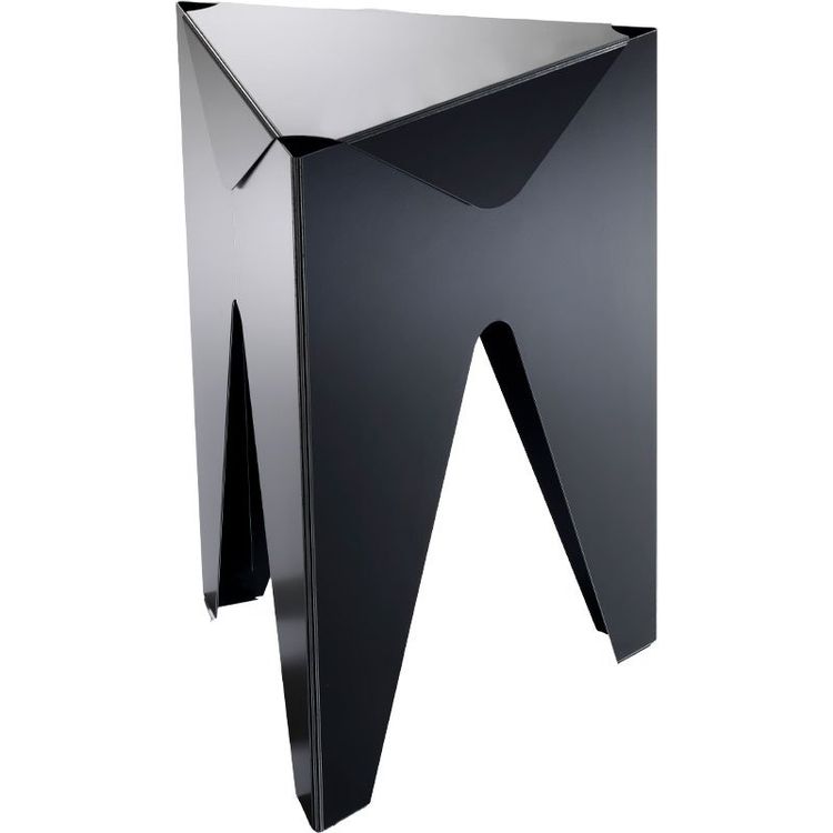 Design Hocker MAX Willi Glaeser dreieckiger Falthocker black (Neu und ...