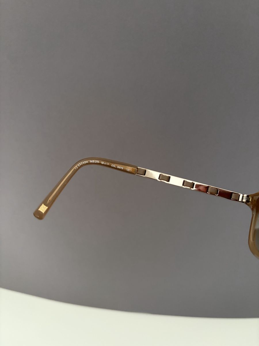 Escada Occhiali & Lenti: Escada Sonnenbrille Beige – Nuovo (secondo la descrizione) da Zürich venduto da koc_6l5j 3